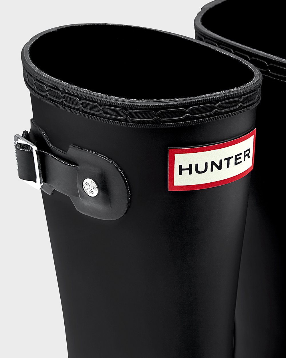 Galochas Hunter Criança Pretas - Original Big - 56EOMRIJZ